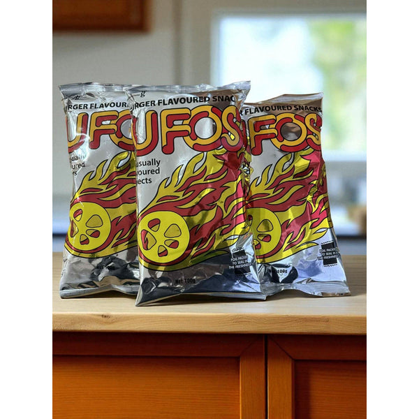 UFOs  Burger Flavoured Snacks 3x100g