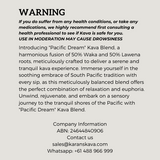 Pacific Dream 50/50 Blend 500g + FREE BONUS KAVA CLOTH