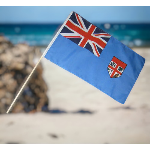 Fiji Hand Flag 10 PACK